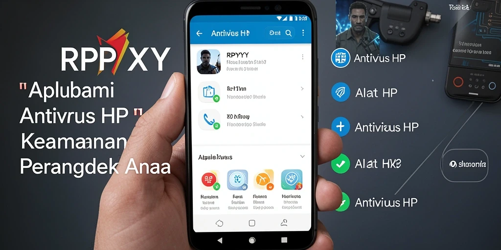 Tampilan antarmuka utama RPYYY dengan fitur antivirus yang lengkap.