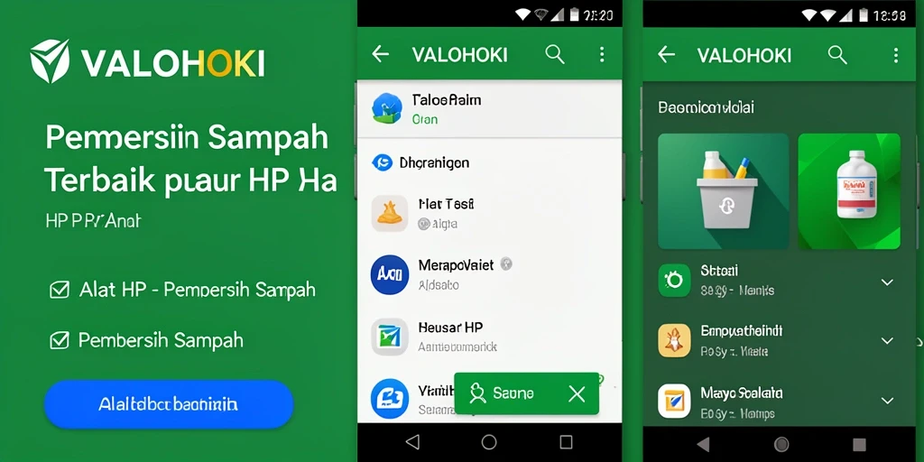 Tampilan antarmuka VALOHOKI yang bersih dan intuitif.